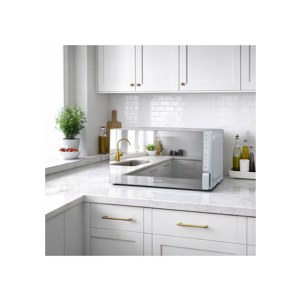 Micro-ondes - CONTINENTAL EDISON - CEMO25UX - Inox - 1400 W - 25 L - 47,2 x 34,4 x 28 cm