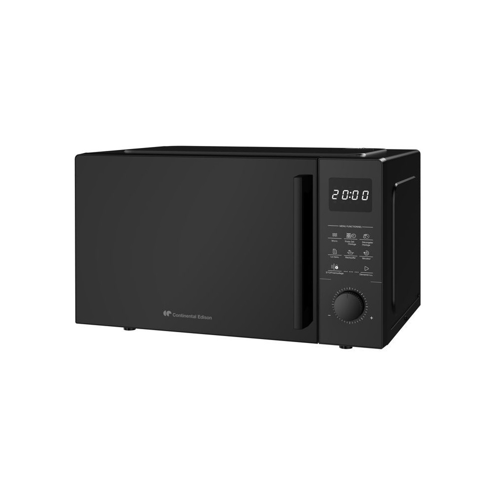 Micro-ondes pose libre - CONTINENTAL EDISON - CEMO28MB2 - Noir - 28 L - 1440 W - 51 x 36,7 x 30,4 cm - Multifonction