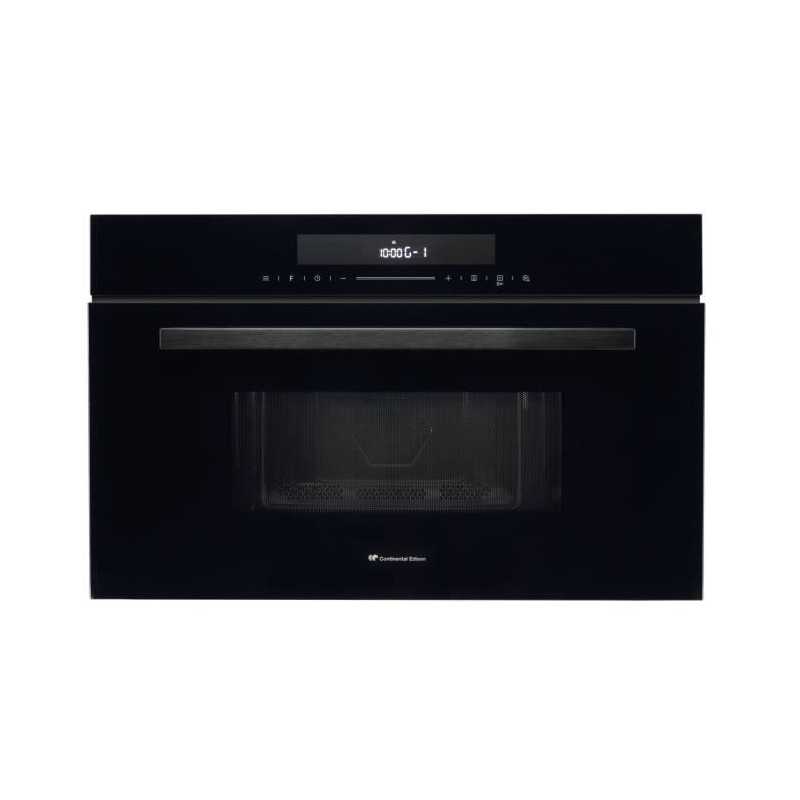 Four a micro-ondes encastrable - CONTINENTAL EDISON - 1450 W - 34 L -Combiné Gril - CEMO34CEB3 - 59,5 x 38,3 x 49,2 cm - Noir