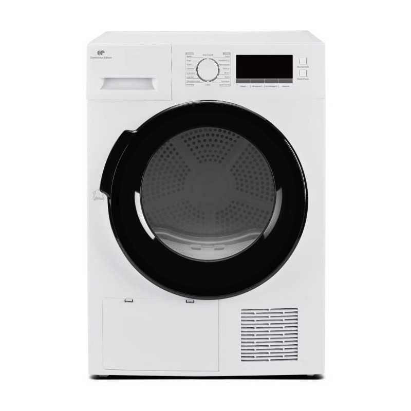 Seche-linge pompe a chaleur CONTINENTAL EDISON CESL8PCWD - 8 kg - 60 cm - Classe D - Blanc