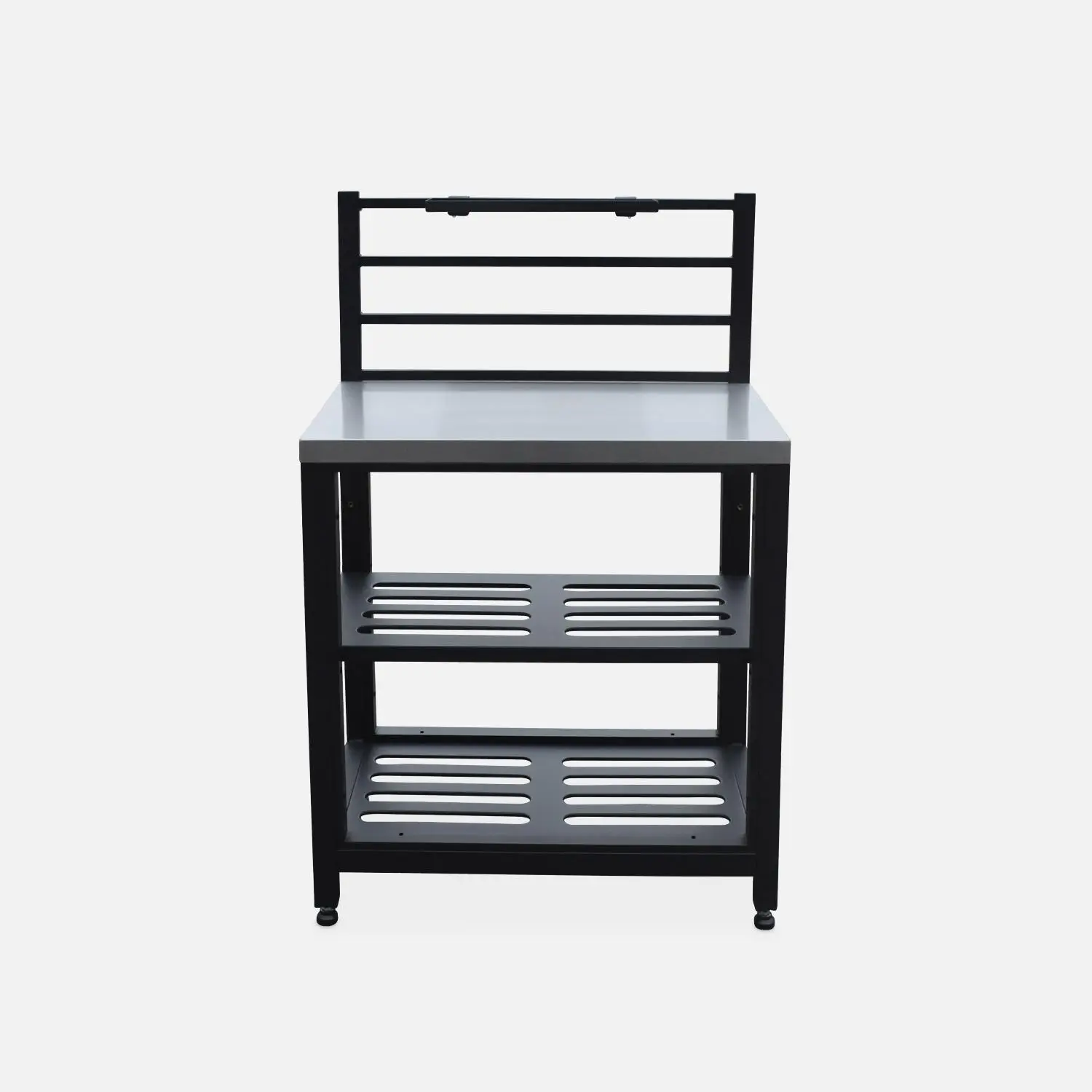 Cuisine extérieure 7 modules acier inoxydable avec barbecue gaz + housse