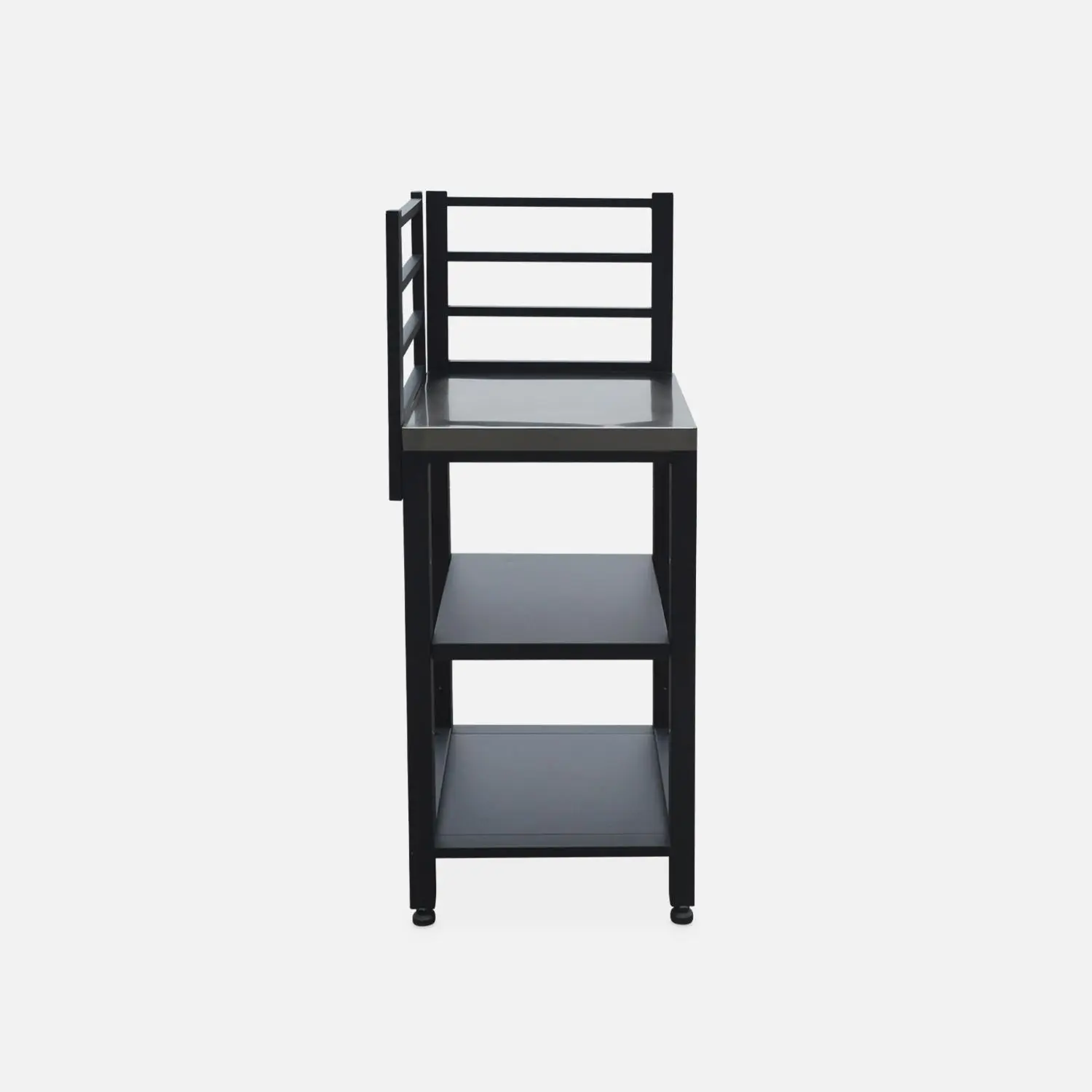 Cuisine extérieure 7 modules acier inoxydable avec barbecue gaz + housse