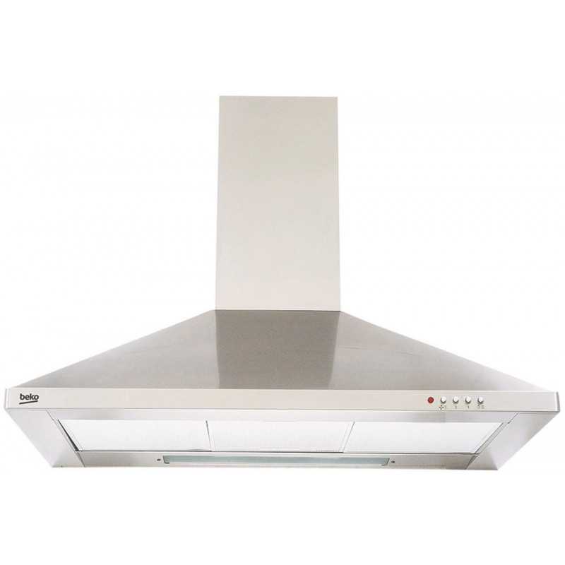 Hotte décorative 400m³/h BEKO 90cm, CWB 9441 XNH
