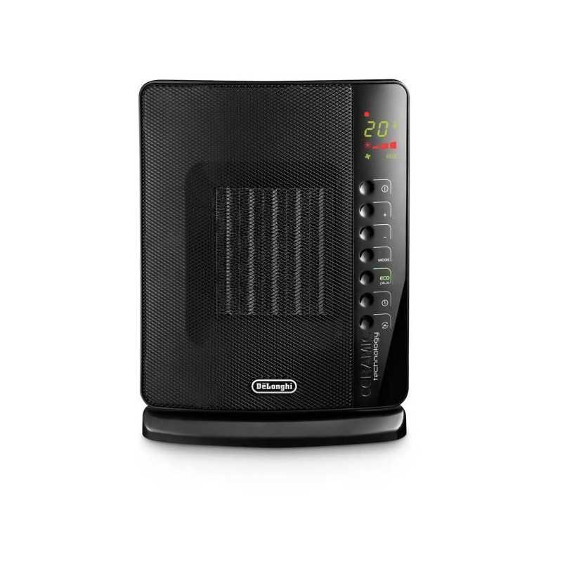 DELONGHI Soufflant ceramique - DCH7993ER.BC -2400W - Noir et chrome