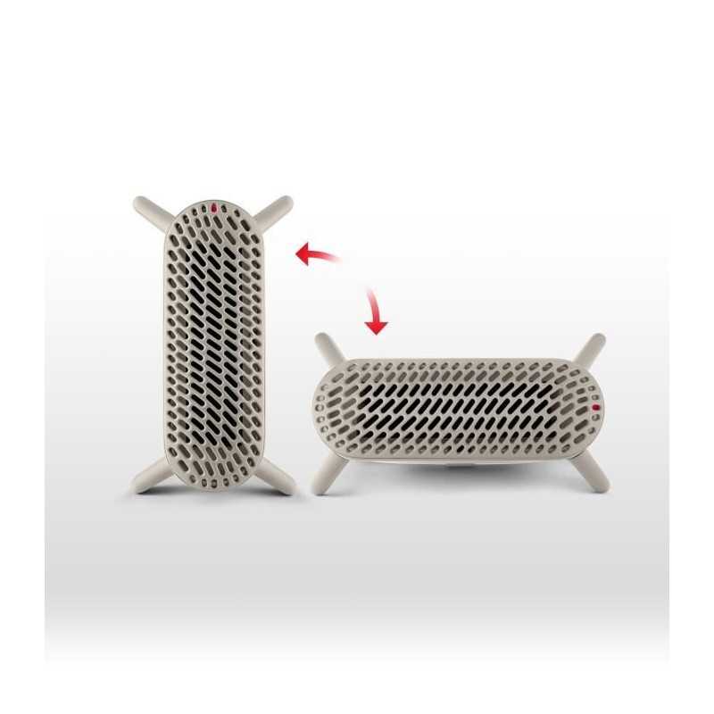 Radiateur soufflant - DELONGHI - Métal - 2000 W max - Position verticale et horizontale - Silencieux (43 dB)