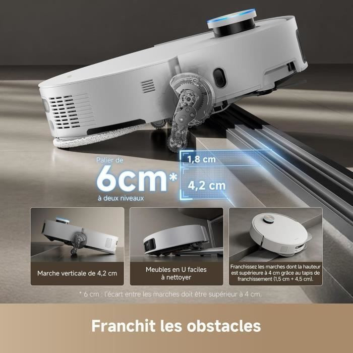 Robot Aspirateur Laveur avec Station - DREAME X50 Ultra Complete - 20 000 Pa - Auto-nettoyage