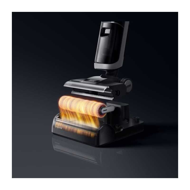 DREAME H14 Pro Aspirateur Laveur Sec Et Humide - Design Plat a 180° - Nettoyage de la Brosse a 60 °C - Séchage en 5min - 18 k