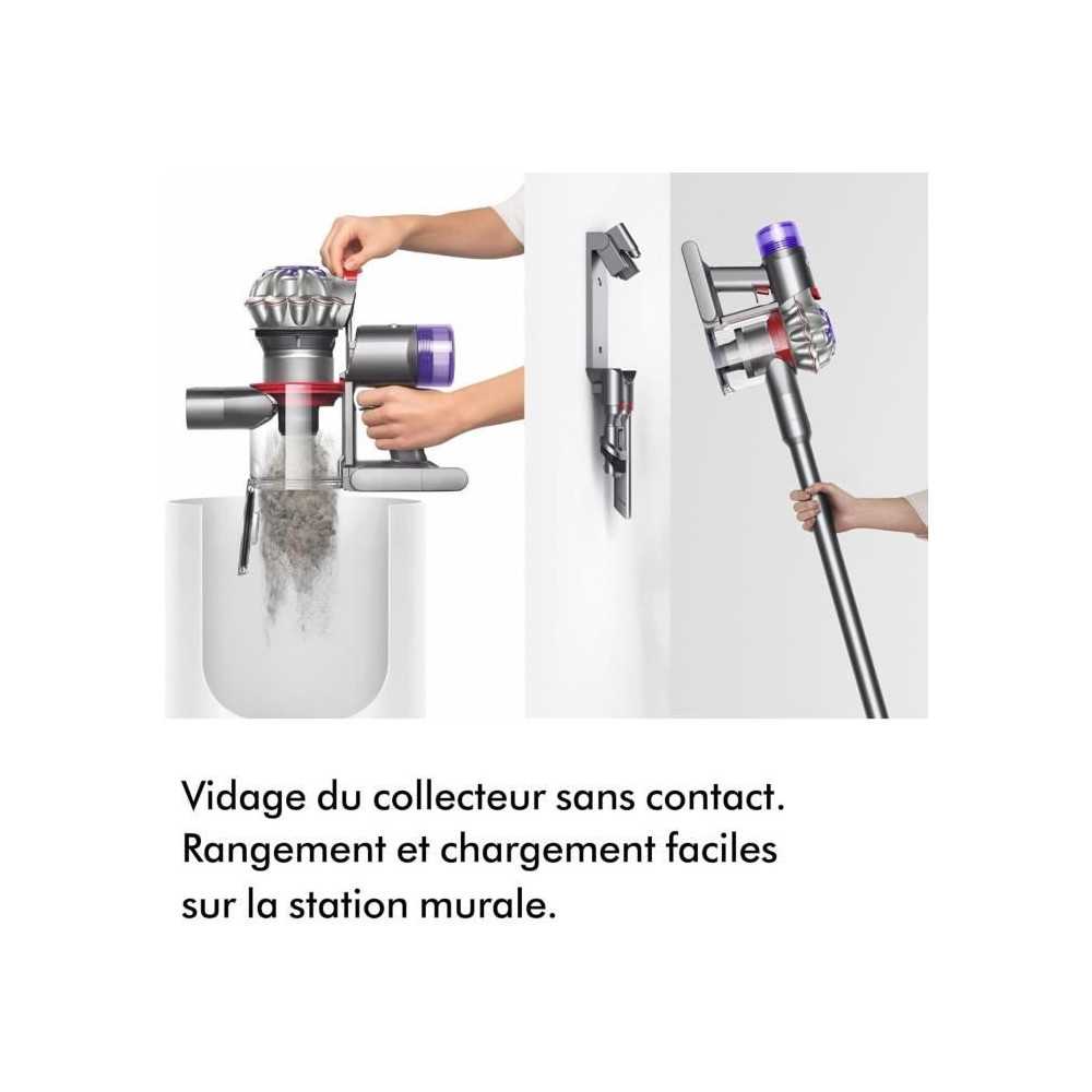 DYSON V8 ADVANCED - Aspirateur Balai sans Fil - Puissance 130 Airwatts - Brosse Motobar