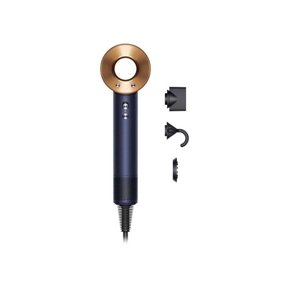 DYSON - Seche-cheveux - Supersonic™ - Cheveux raides a ondulés - Bleu de prusse cuivré - 1600 W