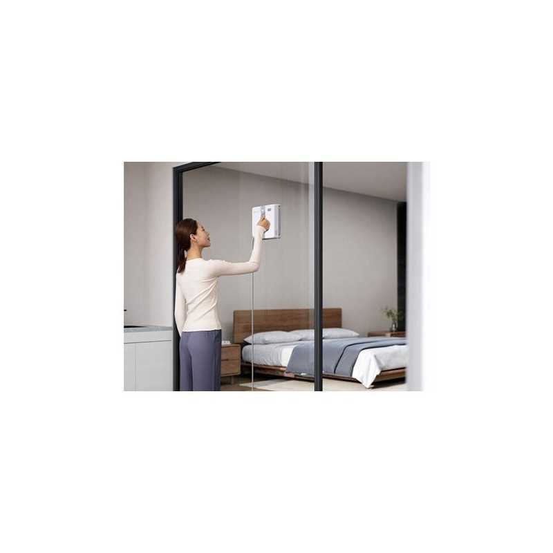 ECOVACS WINBOT Mini - Robot de Nettoyage de vitres - Design Compact - Double Buses avec pulvérisation ultrasonique