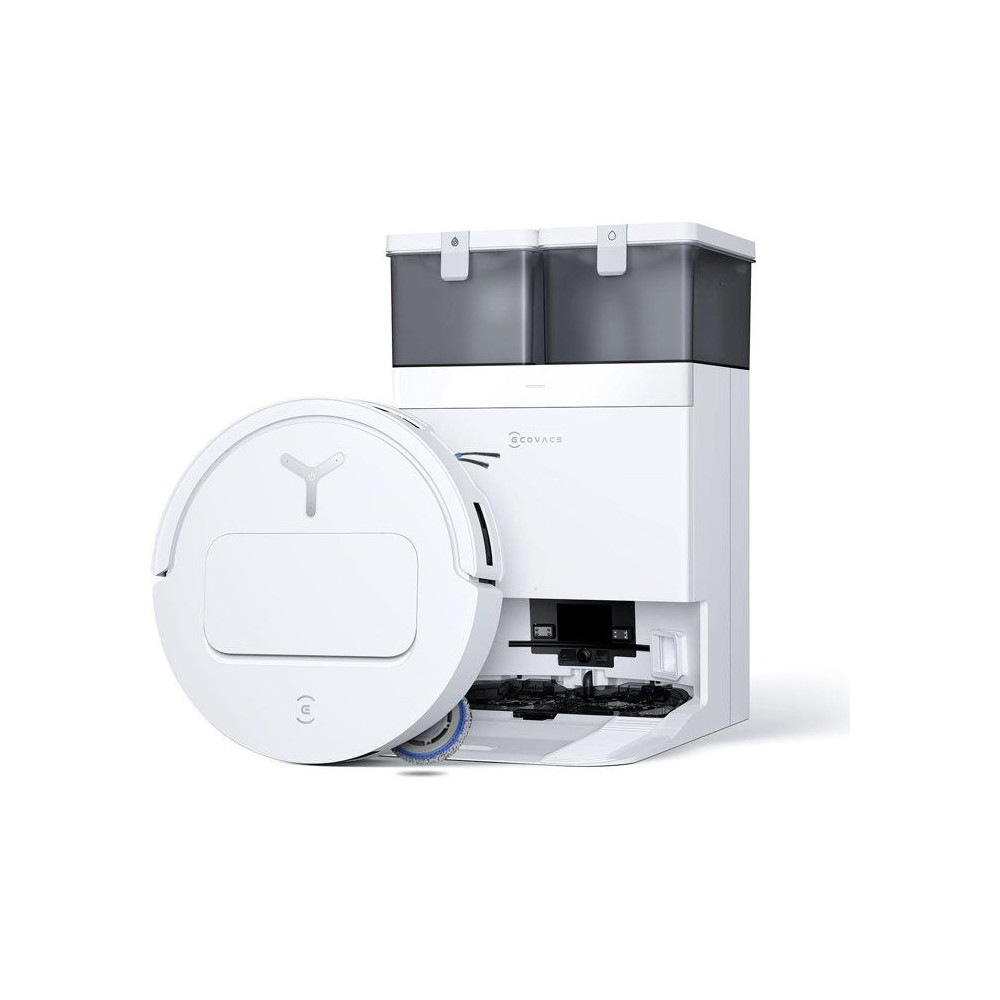 ECOVACS DEEBOT T50 OMNI Gen3 - Aspirateur Robot Laveur - Brosse latérale et Patin Extensibles - 25 000 Pa - Lavage 75 °C - Ult