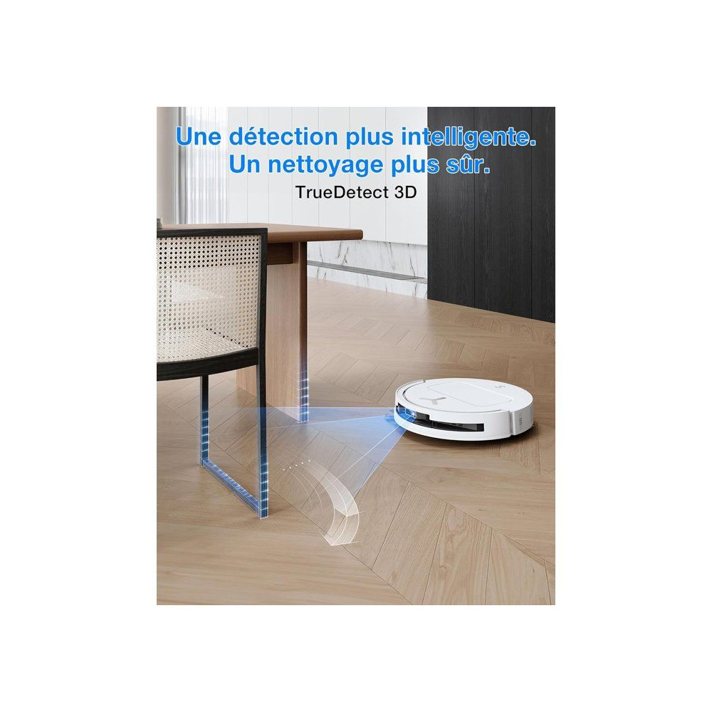 ECOVACS DEEBOT T50 OMNI Gen3 - Aspirateur Robot Laveur - Brosse latérale et Patin Extensibles - 25 000 Pa - Lavage 75 °C - Ult