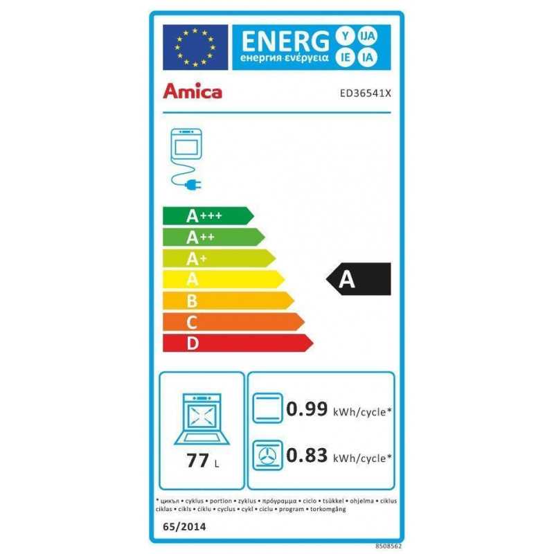 Multifonction 77L AMICA N/CW 60cm, ED 36541 X