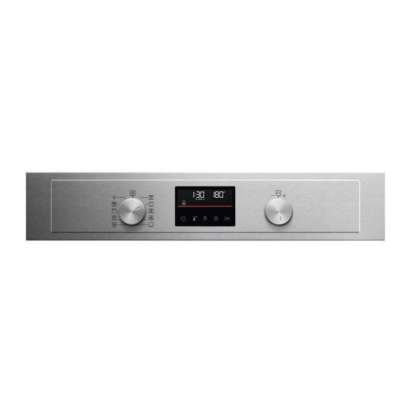 Four encastrable multifonction pyrolyse - ELECTROLUX - COH4P06BX3 - Inox - Anti-trace - Porte froide 4 verres - 59 x 59,4 x 56 c
