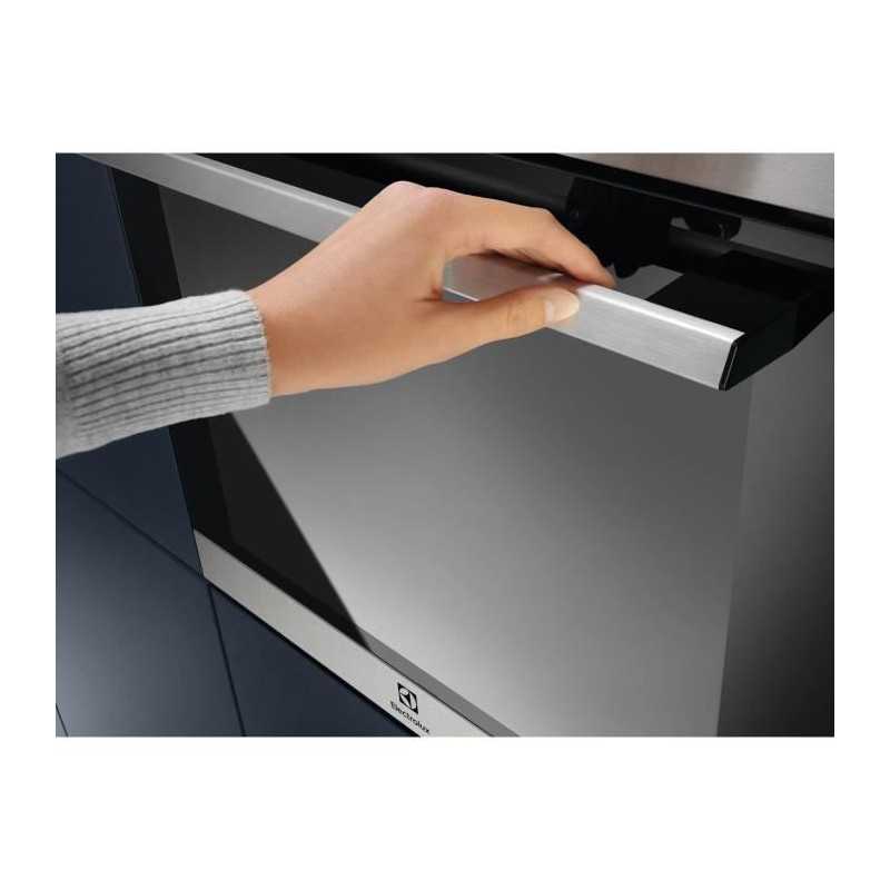 Four encastrable multifonction pyrolyse - ELECTROLUX - COH4P06BX3 - Inox - Anti-trace - Porte froide 4 verres - 59 x 59,4 x 56 c