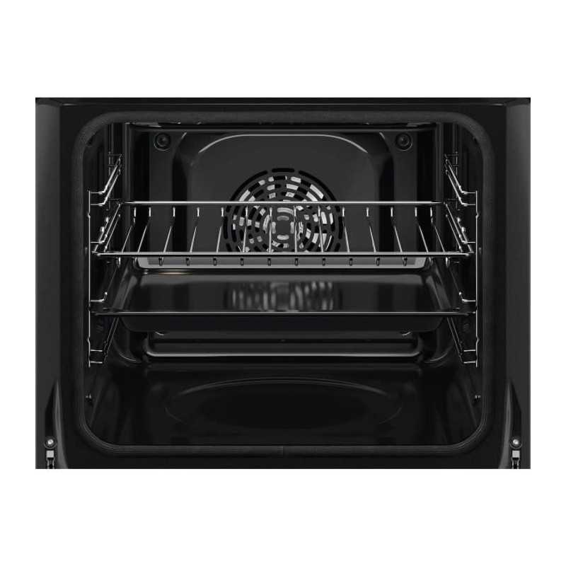 Four encastrable multifonction pyrolyse - ELECTROLUX - COH4P06BX3 - Inox - Anti-trace - Porte froide 4 verres - 59 x 59,4 x 56 c