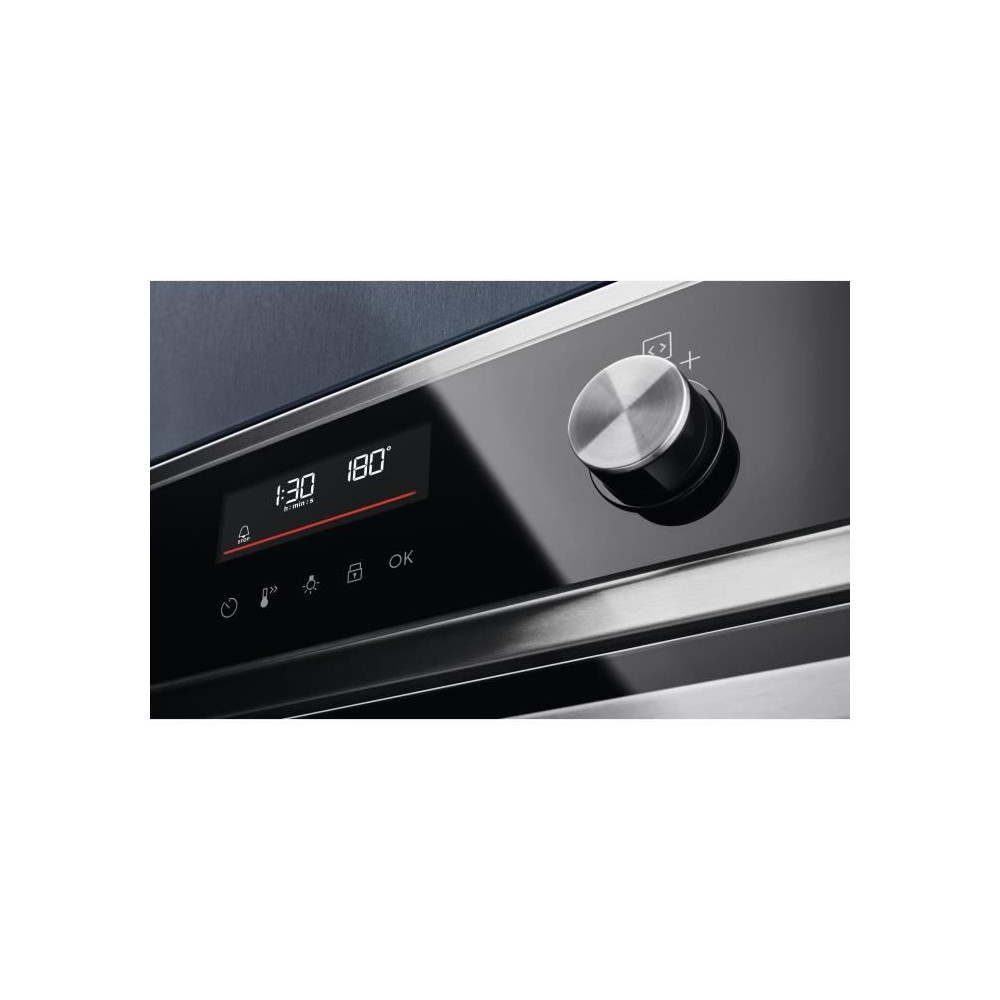 Four ELECTROLUX EOF6P56BX - Chaleur tournante pulsée - Pyrolyse - Porte froide - 25 recettes pré-programmées