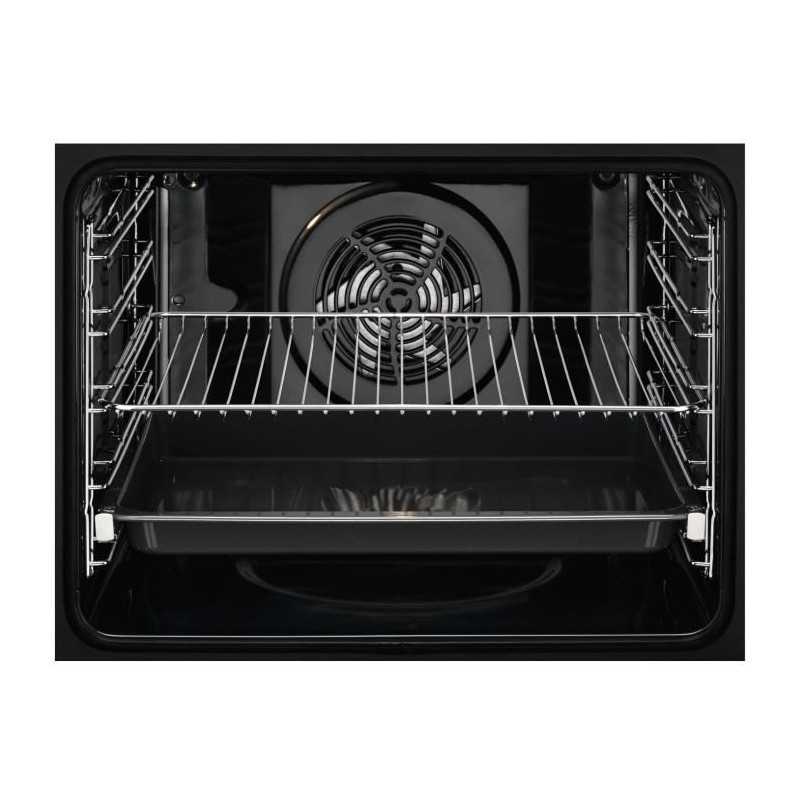 Four encastrable - Pyrolyse - Chaleur tournante pulsée - ELECTROLUX - EOF6P46Z - Noir - Porte froide - 59,4 x 59,6 x 56,9 cm