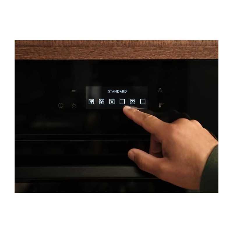 Four encastrable - Pyrolyse - Chaleur tournante pulsée - ELECTROLUX - EOF8P08X - Inox - Porte froide - 59,4 x 59,4 x 56,8 cm