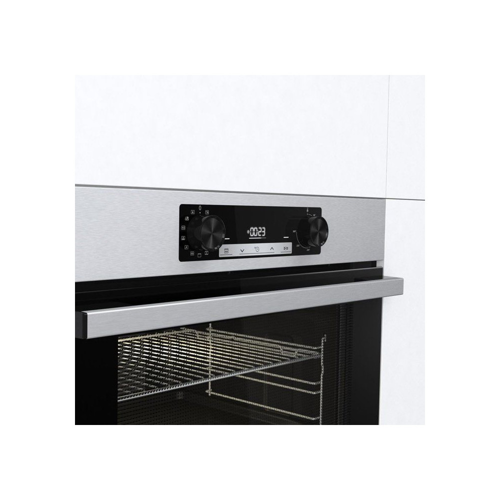 Four encastrable - HISENSE - BSA65211CX - 77L - Cuisson vapeur - Mode pizza - Inox - Classe énergie A