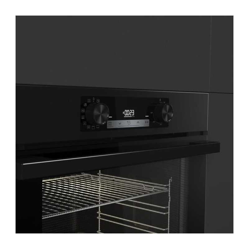 Four encastrable pyrolyse - HISENSE - BI64211EPX - Noir - Multifonctions - 77 L - AirFry - Classe A