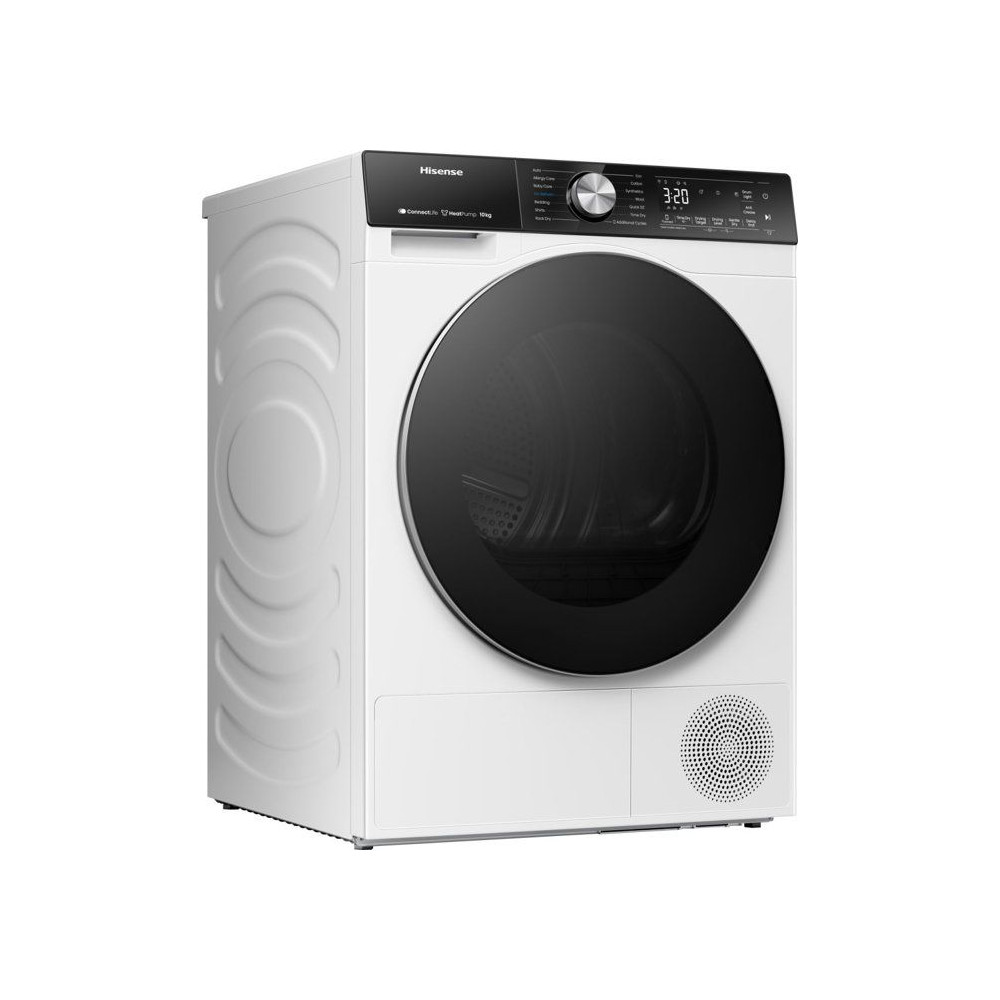Seche-linge pompe a chaleur HISENSE DH5S102BW - 10 kg - Inverter - Connecté - Classe C