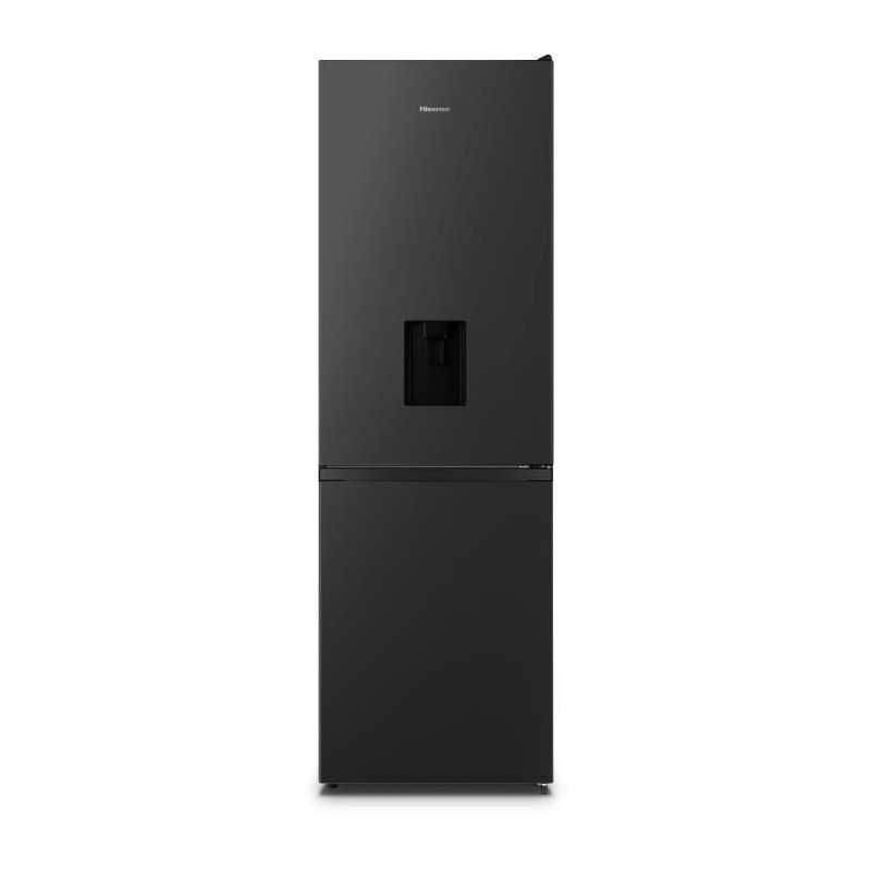 Réfrigérateur combiné - HISENSE - RB390N4WBE - 2 portes - 304 L - Classe E - 59,5 x 59 x 186 cm - Noir