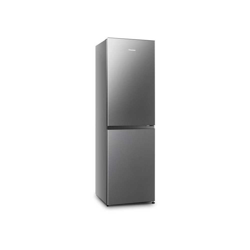 Réfrigérateur combiné - HISENSE - RB327N4ADD - 2 portes - 256 L - No Frost (Sans givre) - Argent - L 55 x 55,7 x H 182,4 cm