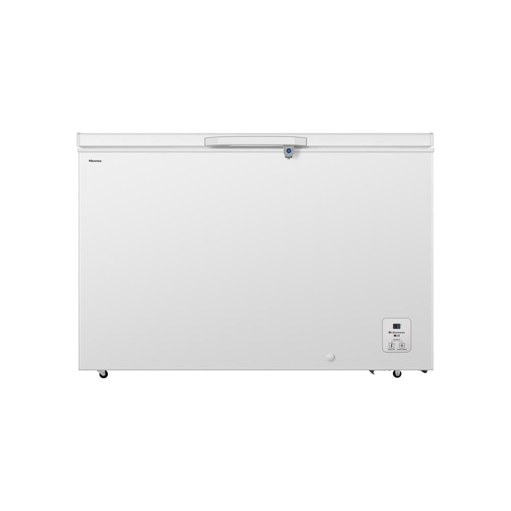 Congélateur coffre - HISENSE - FC484D4AWLYD - 2 paniers - 372 L - Eclairage Led - Classe D