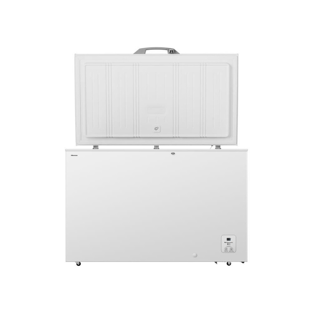 Congélateur coffre - HISENSE - FC484D4AWLYD - 2 paniers - 372 L - Eclairage Led - Classe D