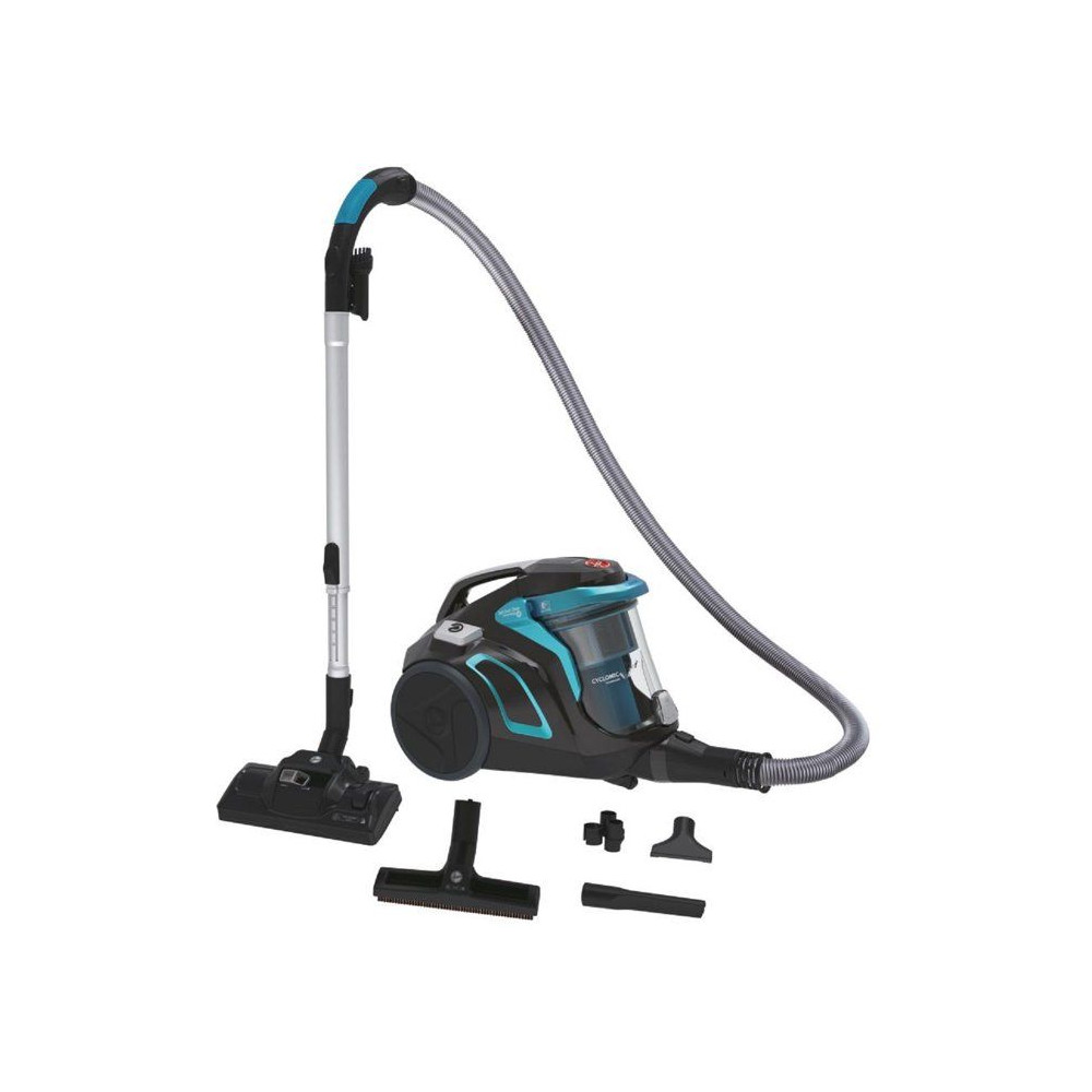 Hoover H-Power HP710PAR - Aspirateur traineau sans Sac Cyclonique - Vidage Facile et hygiénique DustClean - Filtre Hepa