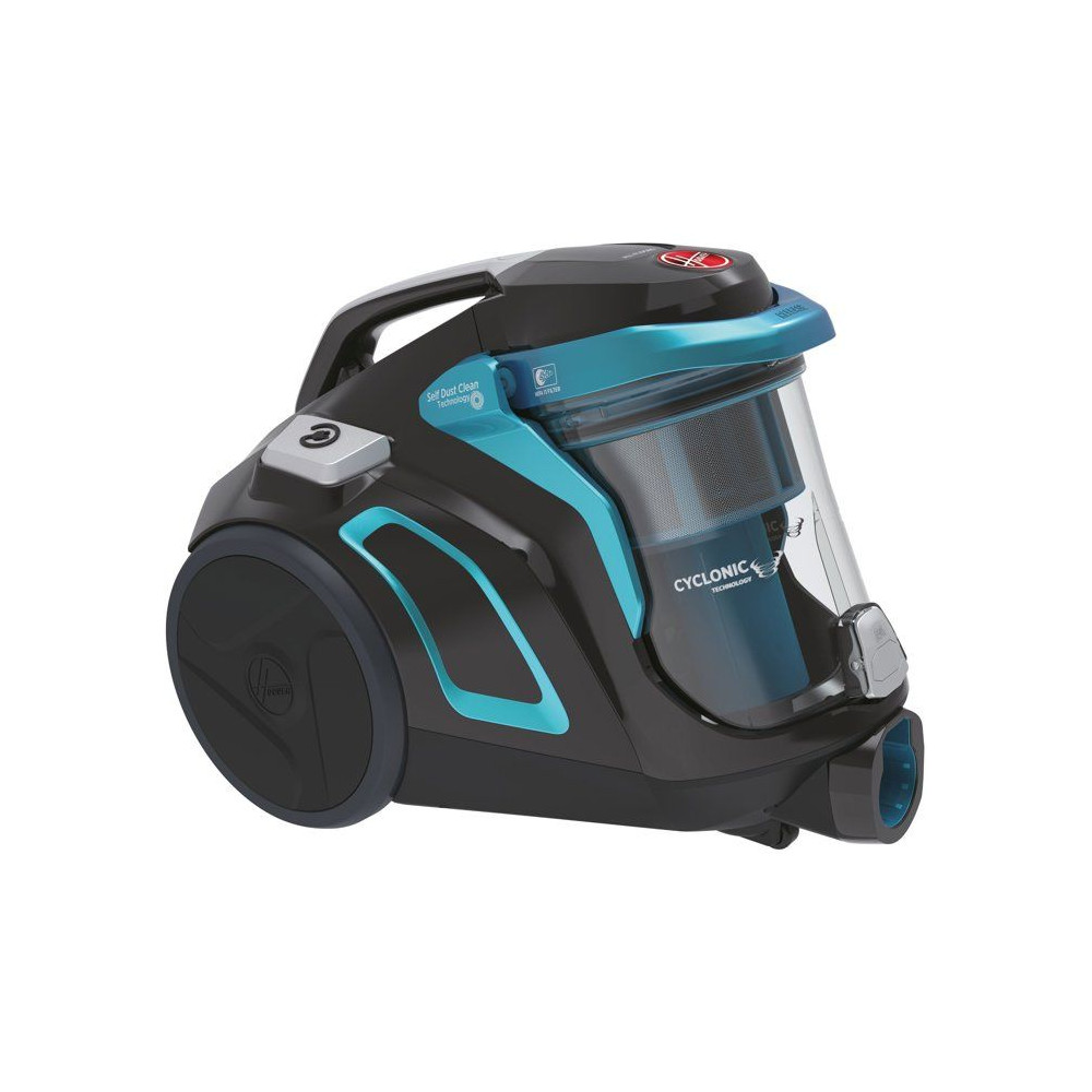 Hoover H-Power HP710PAR - Aspirateur traineau sans Sac Cyclonique - Vidage Facile et hygiénique DustClean - Filtre Hepa