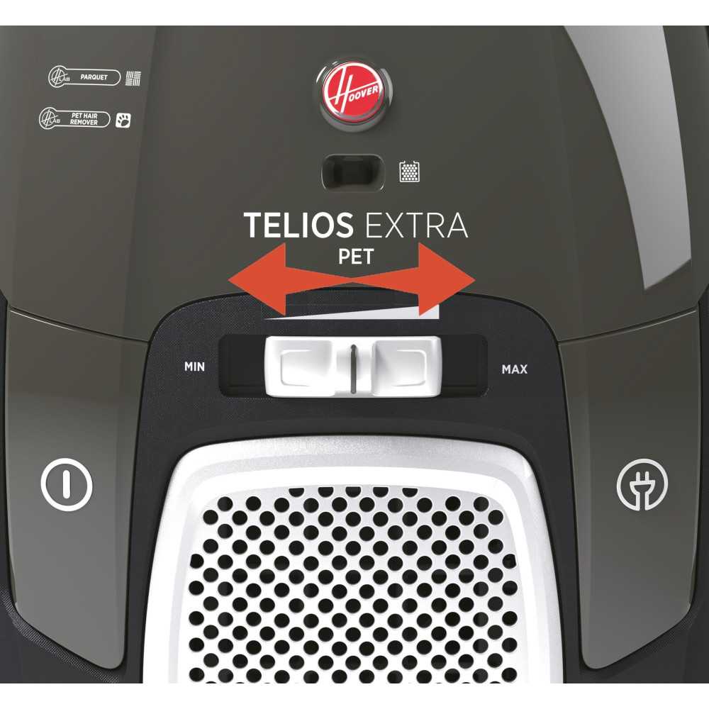 Aspirateur traineau avec sac - HOOVER - TXL21PET - 700 W - 69 dBA - Gris ardoise