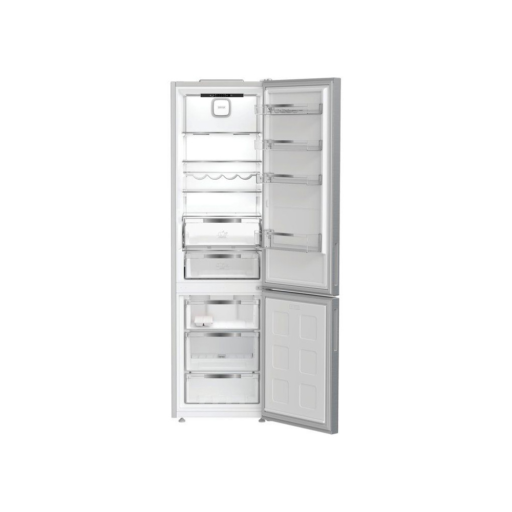 Réfrigérateur combiné - HOTPOINT - HPK25402XP7E - Classe B - 355 L - 59,5 x 66,3 x 203,5 cm - Titanium Inox