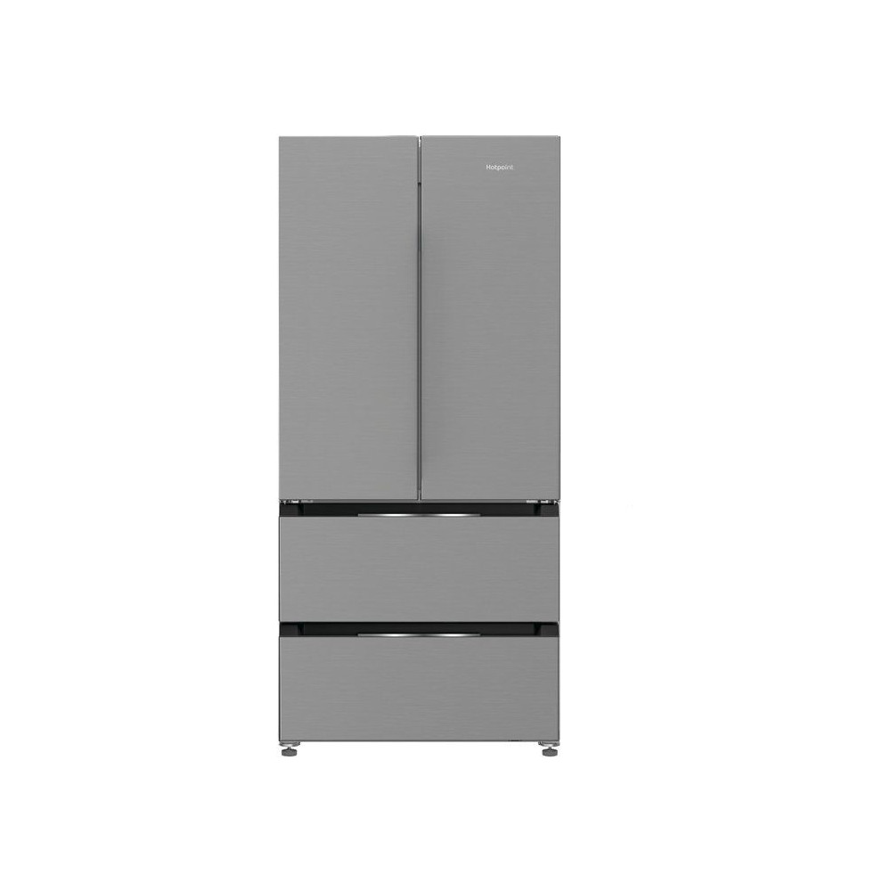 Réfrigérateur américain - HOTPOINT - HPG25512XBR4E - 4 portes - Classe E - 515 L - 83,2 x 70 x 182,3 cm - Inox