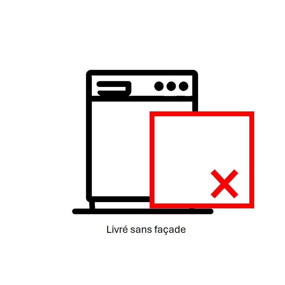 Lave-vaisselle tout encastrable HOTPOINT HI5030WEF - 14 couverts - Induction - L60cm - 43 dB - tiroir a couverts