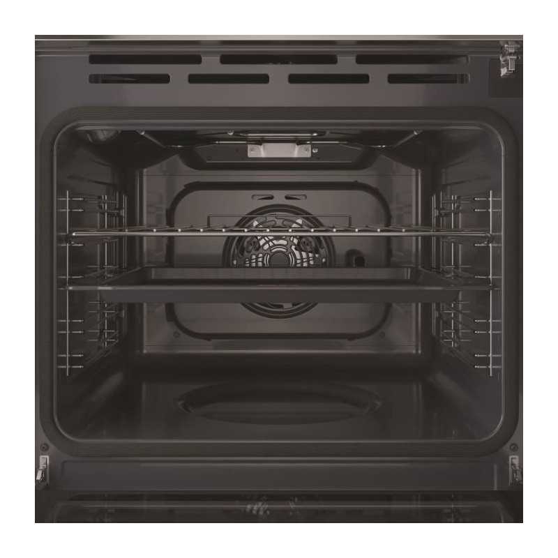 Four encastrable - Pyrolyse hydrolyse - Chaleur pulsée - HOTPOINT - HAO854PSX - Inox - 71 L - A++