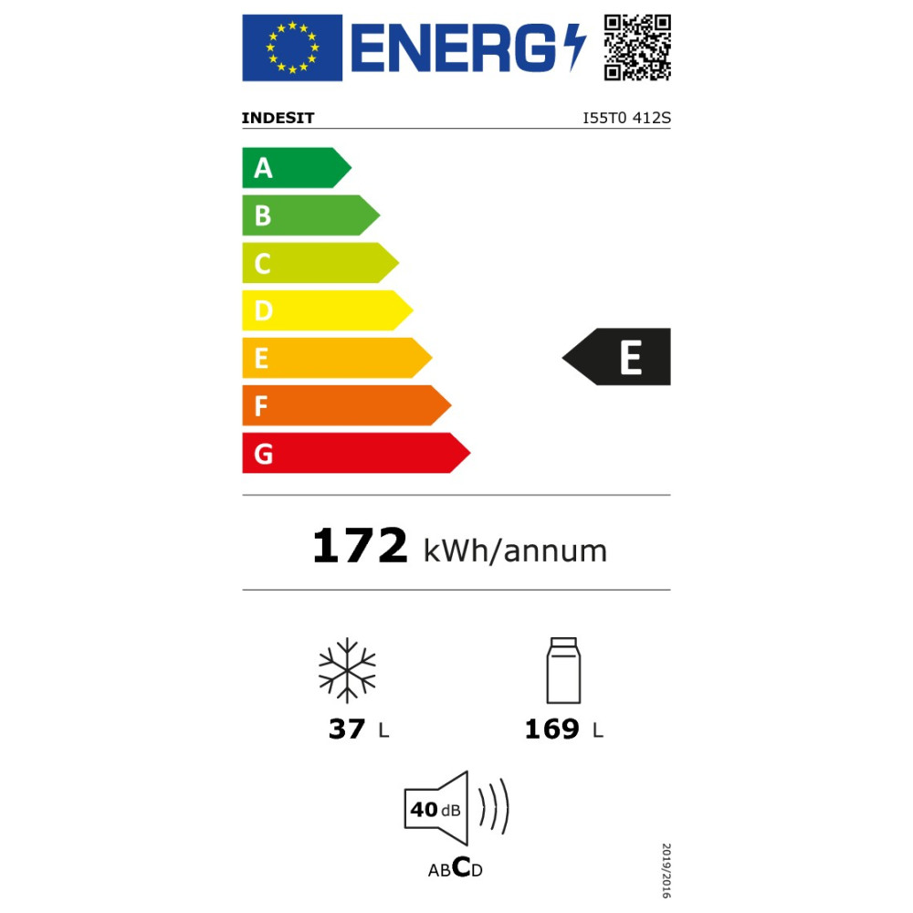 Réfrigérateur 2 portes INDESIT I55T0412S