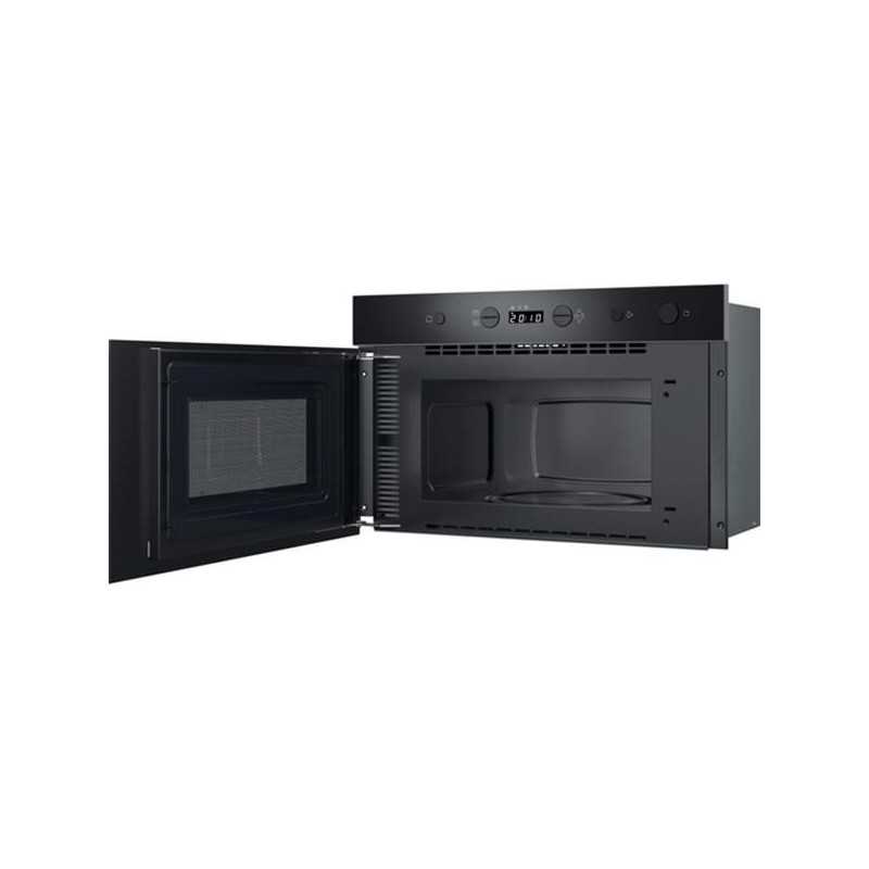 Micro-ondes encastrable, noir, solo, 22 L, plateau 25 cm, décongélation INDESIT - IMK11B