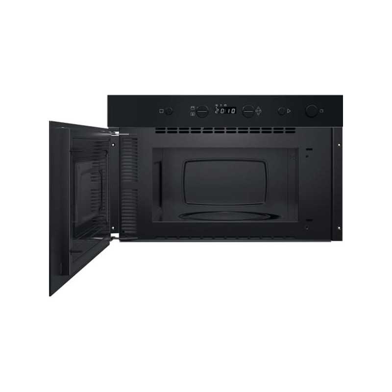 Micro-ondes encastrable, noir, solo, 22 L, plateau 25 cm, décongélation INDESIT - IMK11B