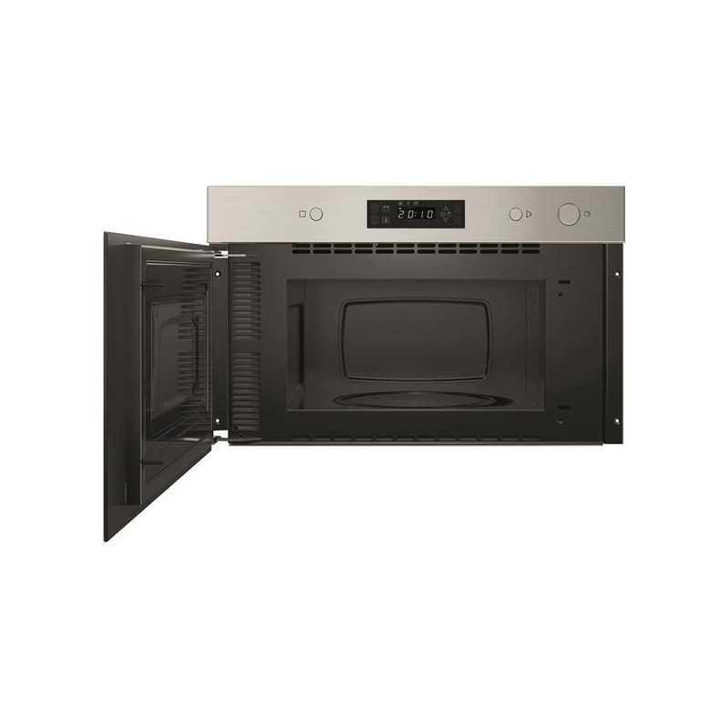 Micro-ondes encastrable, inox, solo, 22 L, plateau 25 cm, décongélation INDESIT - IMK11X