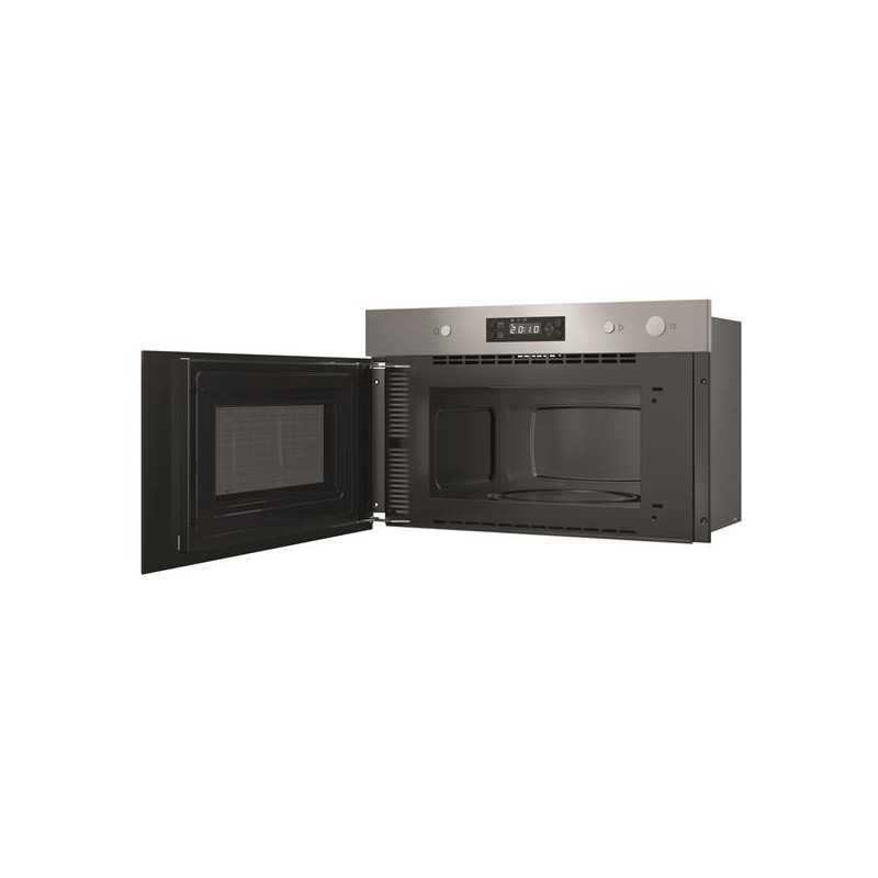 Micro-ondes encastrable, inox, solo, 22 L, plateau 25 cm, décongélation INDESIT - IMK11X