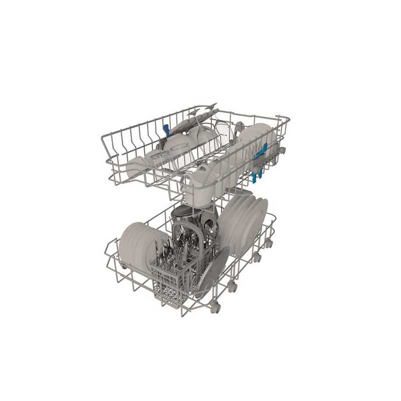 LV tout intégrable, 45cm, 47dB, 11.5L, E, 10 couverts, 5 prog, Dont Pus INDESIT - IN2IKE107