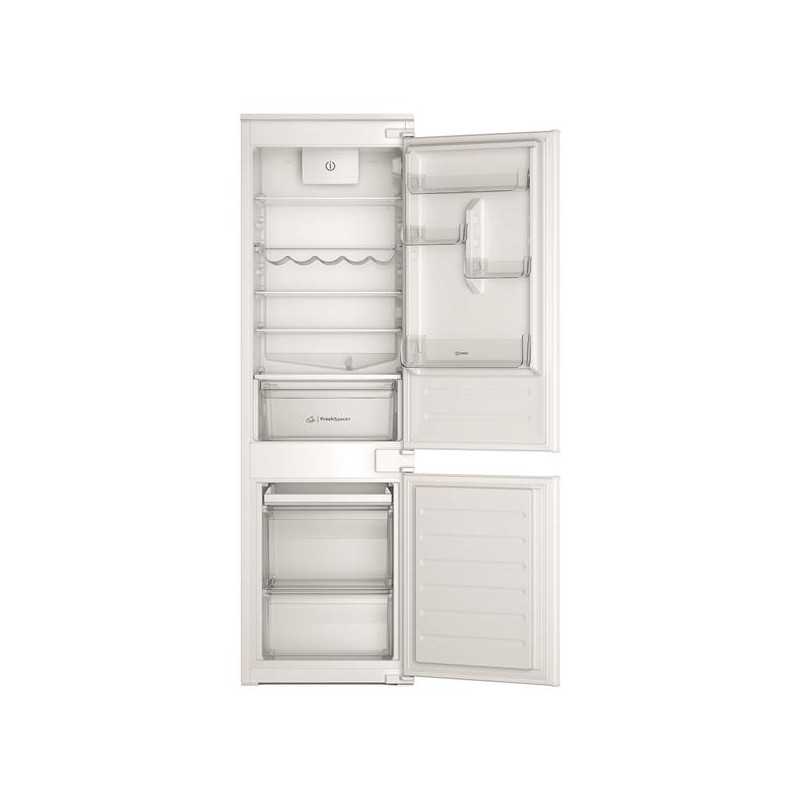 Réfrigérateur combiné intégrable, Niche 178 cm, 268 L (189L + 79L), Cl INDESIT - INCO18DC03
