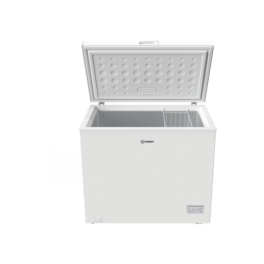 Congélateur coffre - INDESIT - INCF2464E1 - Classe E - 246L - 40db(A) - Fonctionne en piece froide (-15°) - 84,5x95,5x61,5