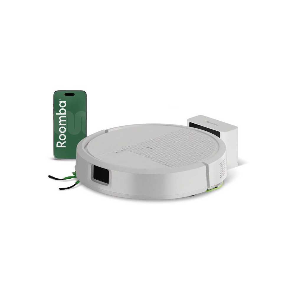 iRobot ROOMBA 115 - Robot aspirateur laveur - 15 000 Pa - 240 ml - Blanc