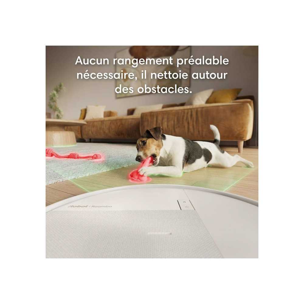 iRobot ROOMBA 115 - Robot aspirateur laveur - 15 000 Pa - 240 ml - Blanc