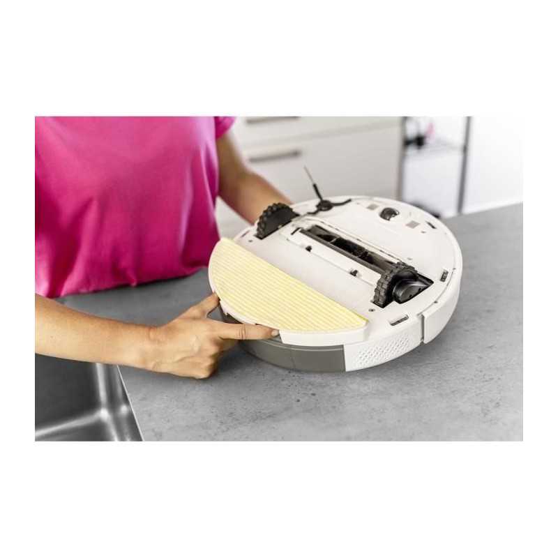KARCHER RCV 5 - Robot Aspirateur Laveur Connecté - Systeme de Nettoyage a 3 niveaux - Navigation LIDAR - Auto Boost sur moquett