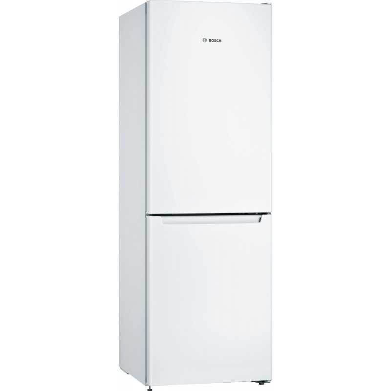 Réfrigérateurs combinés 279L Froid Ventilé BOSCH 60cm E, KGN 33 NW EB