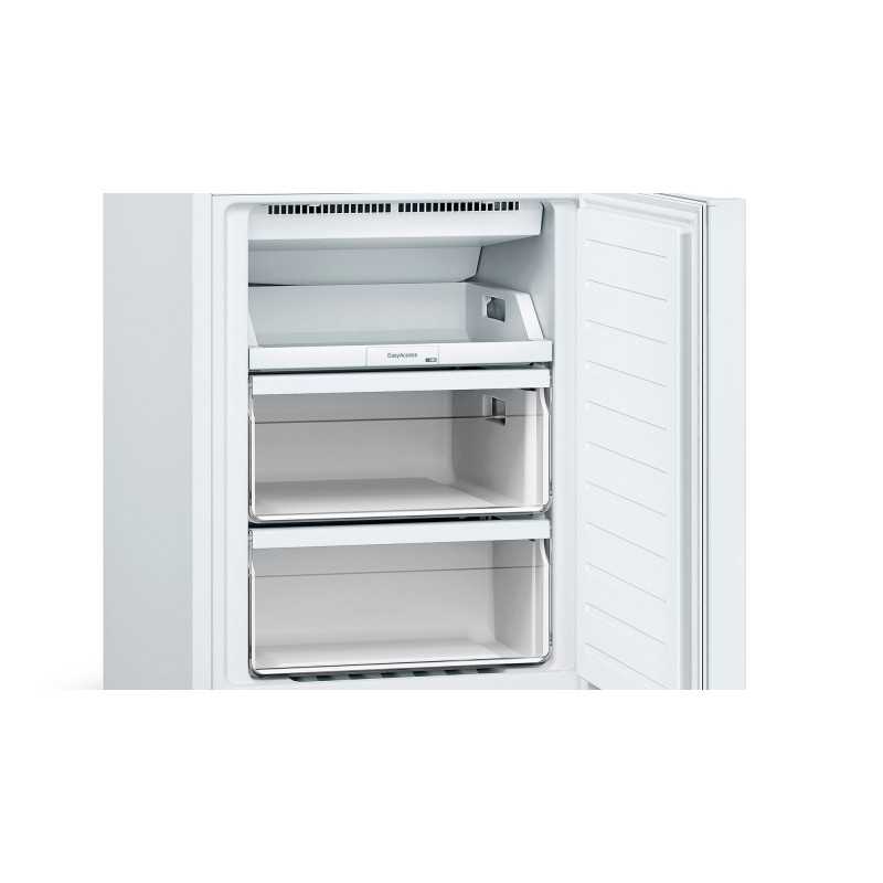 Réfrigérateurs combinés 279L Froid Ventilé BOSCH 60cm E, KGN 33 NW EB